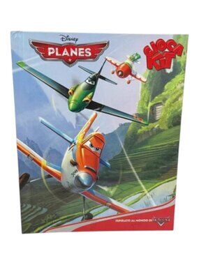 Disney Planes Book and Character Figure Box Set New Italian